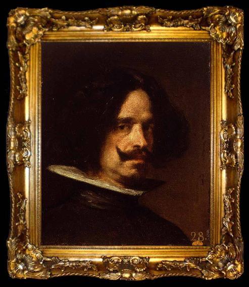 framed  Diego Velazquez Self portrait, ta009-2